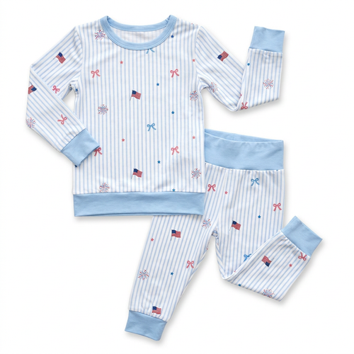 Pajama Set in Patriotic