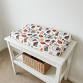 Personalized Changing Pad Cover in Basketball