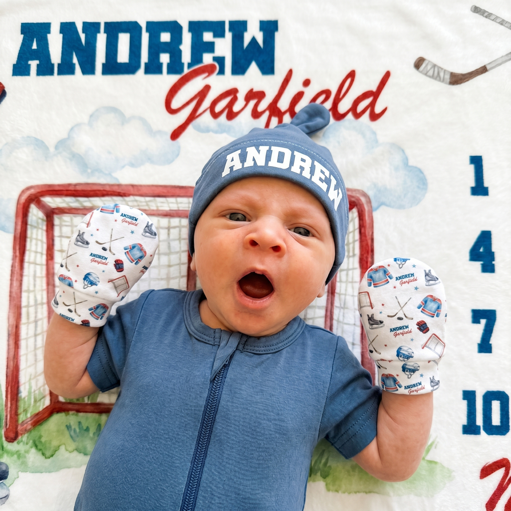Personalized Mittens in Ice Hockey