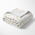 Personalized Blanket in Carrot