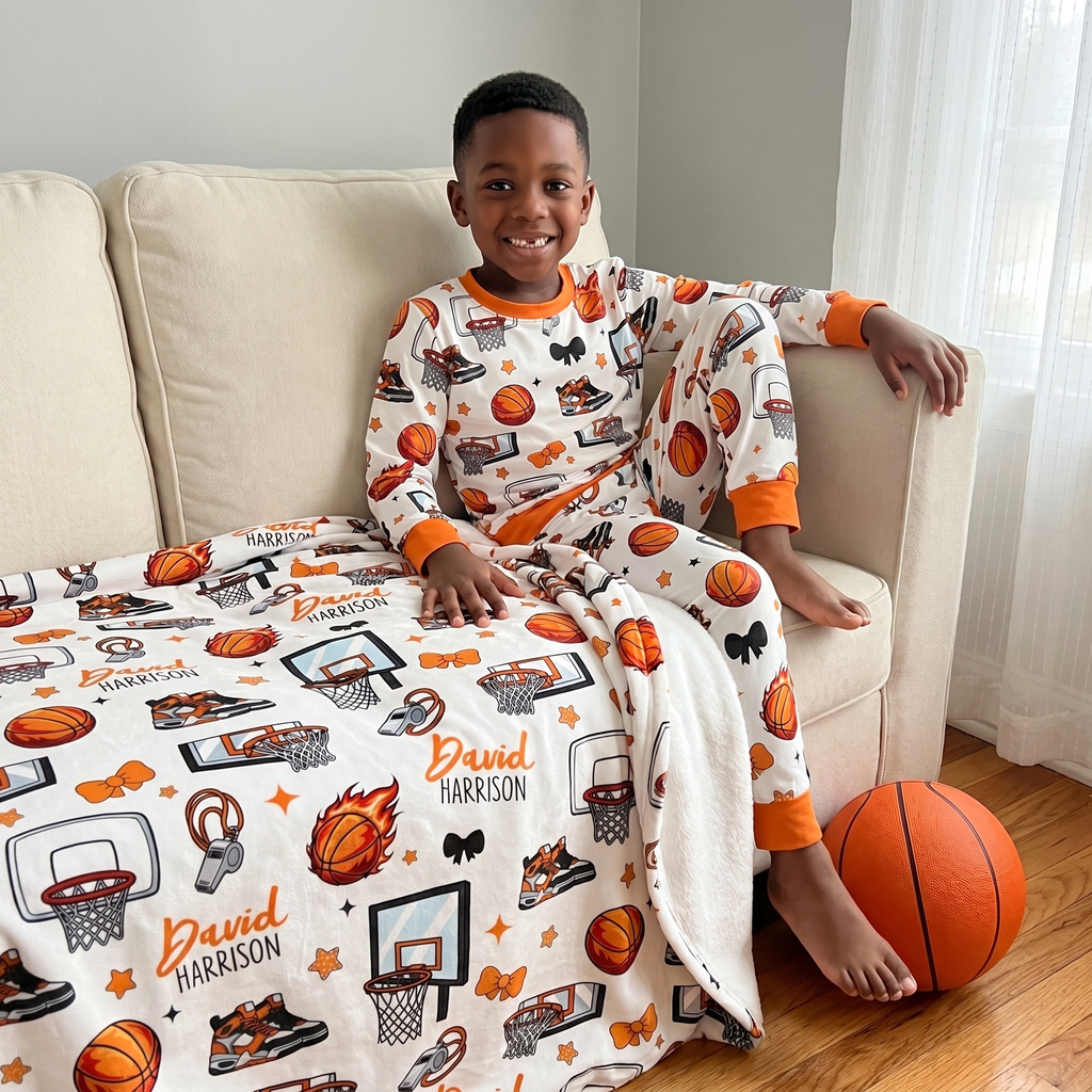 Personalized Blanket in Basketball