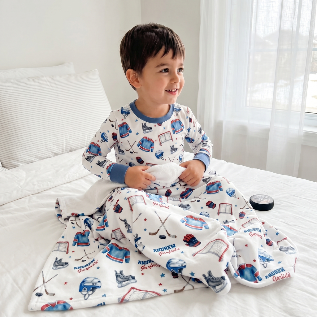 Personalized Blanket in Ice Hockey