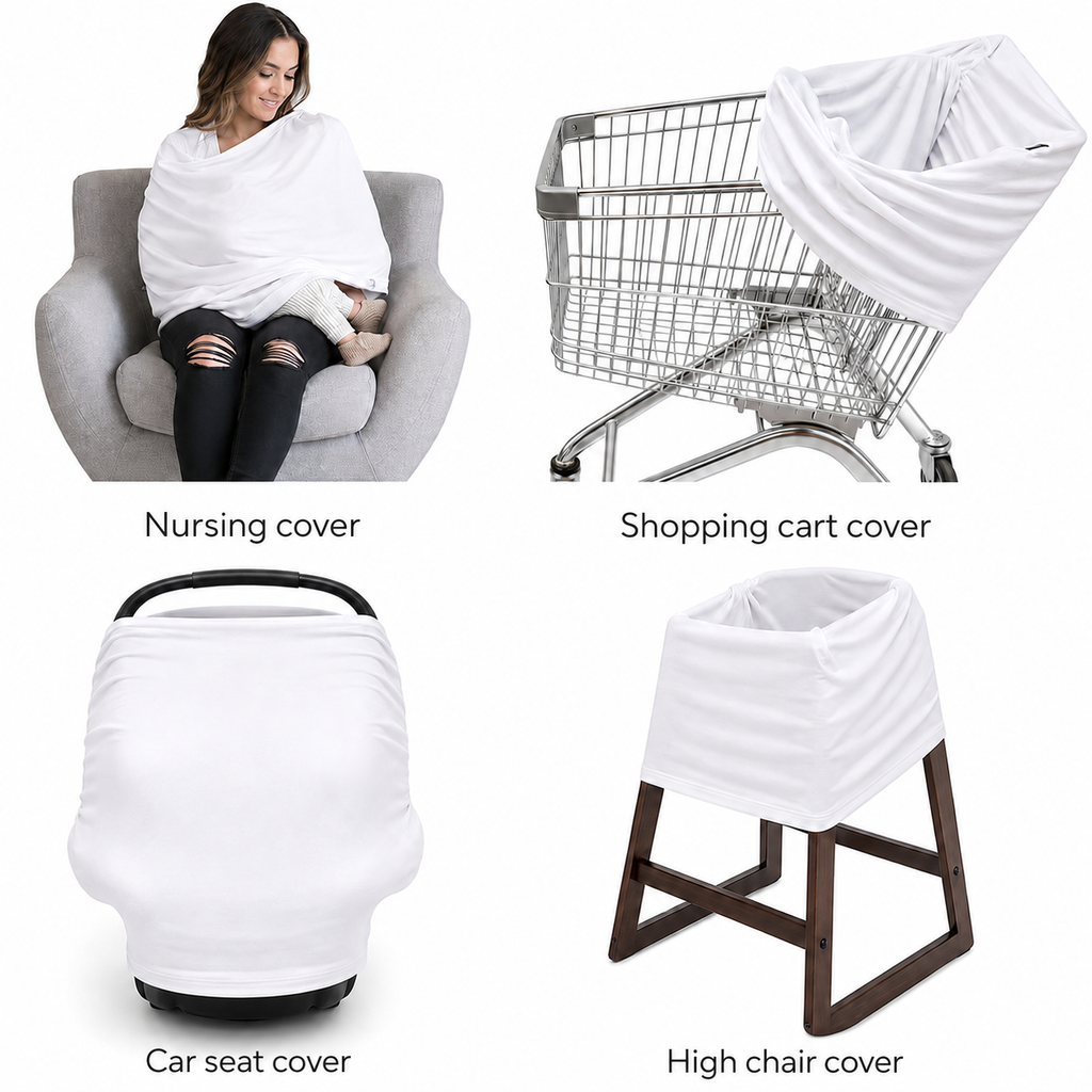 Personalized 5-in-1 Nursing Cover in Ice Hockey