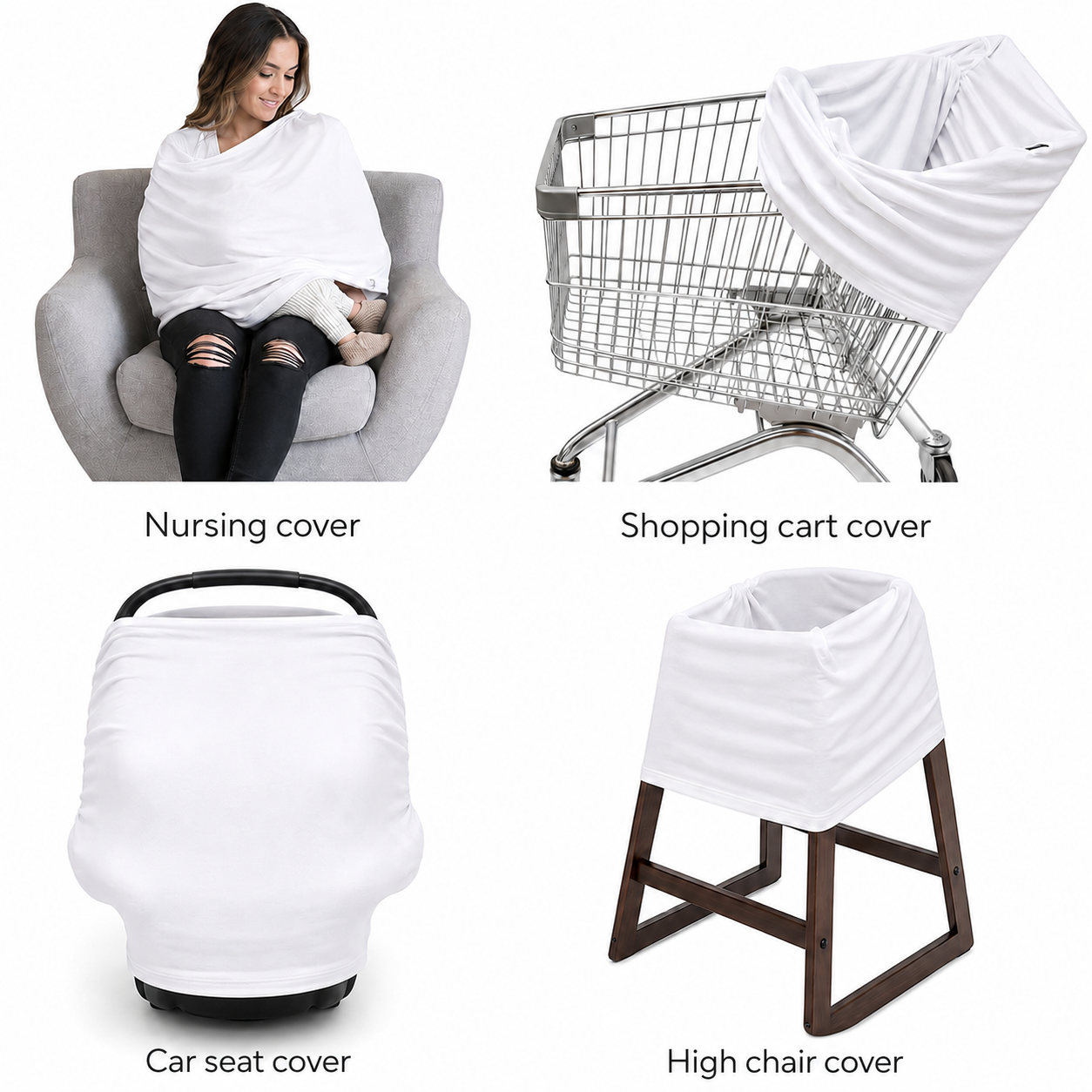 Personalized 5-in-1 Nursing Cover in Ice Hockey