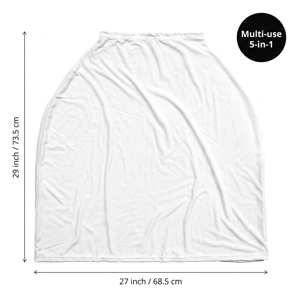 Personalized 5-in-1 Nursing Cover in Ice Hockey