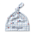 Personalized Knotted Hat in Star-Spangled Sky